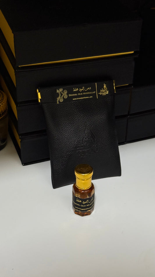 دهن عود مخلوط بحجم نص توله (٦مل)